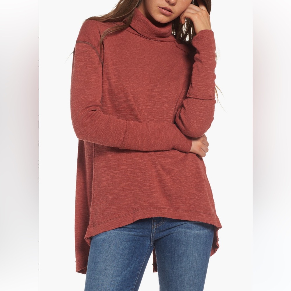 Free People Split Back Turtleneck (size small)